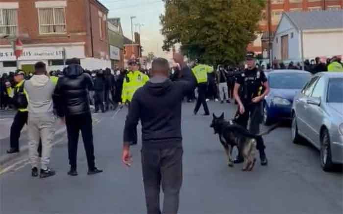 leicester-violence