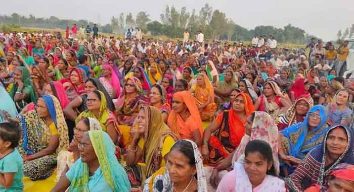 Azamgarh-Airport-Protest