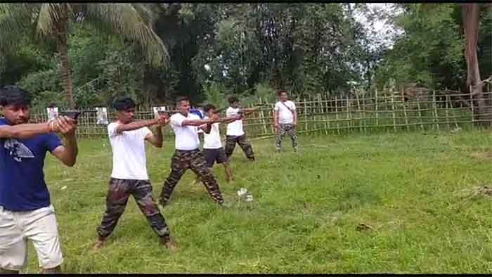 RSS-Hindutva-Bajrang-Dal-Arms-Training-Assam