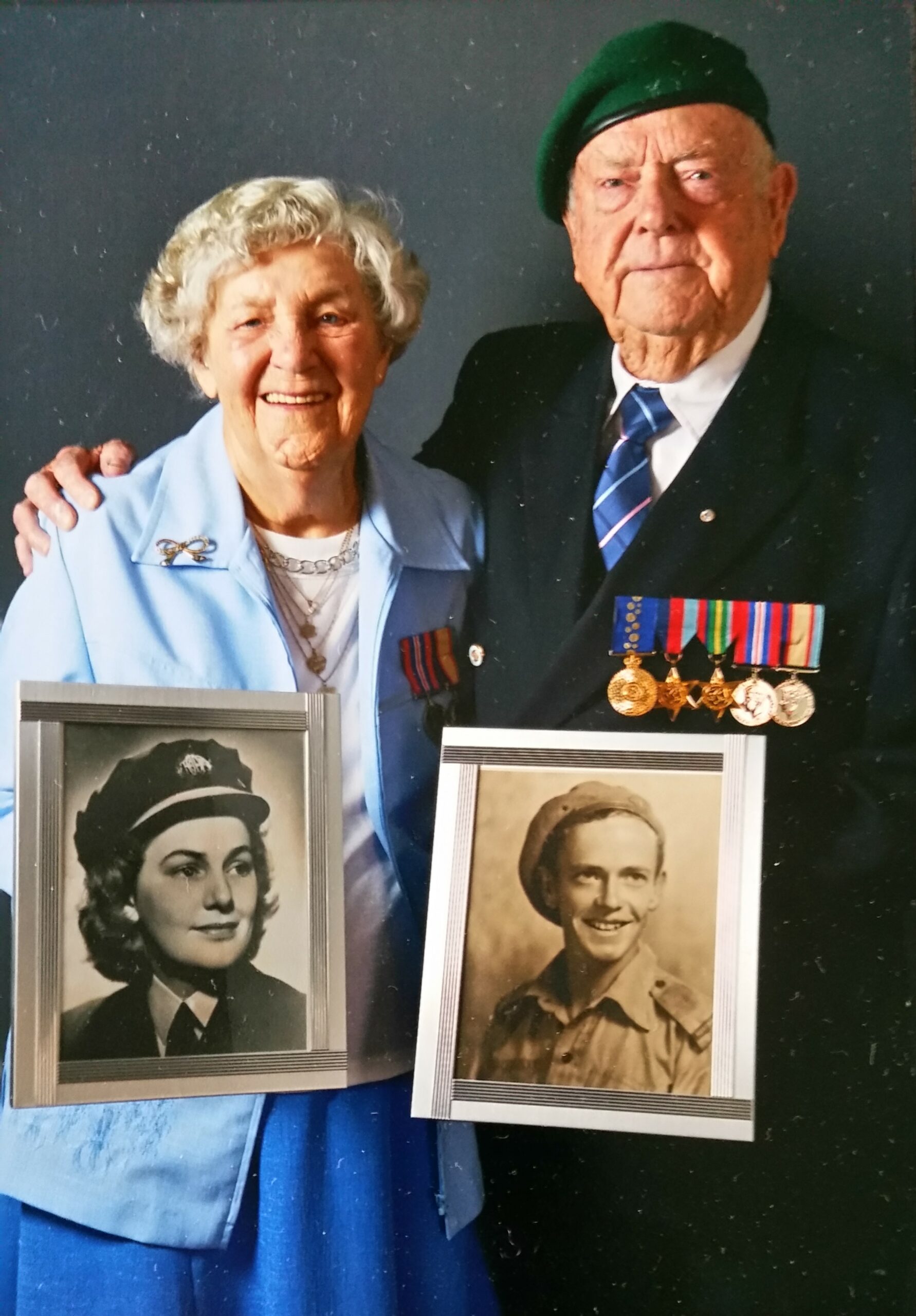 Beryl & James Burrowes 1942 & 2016