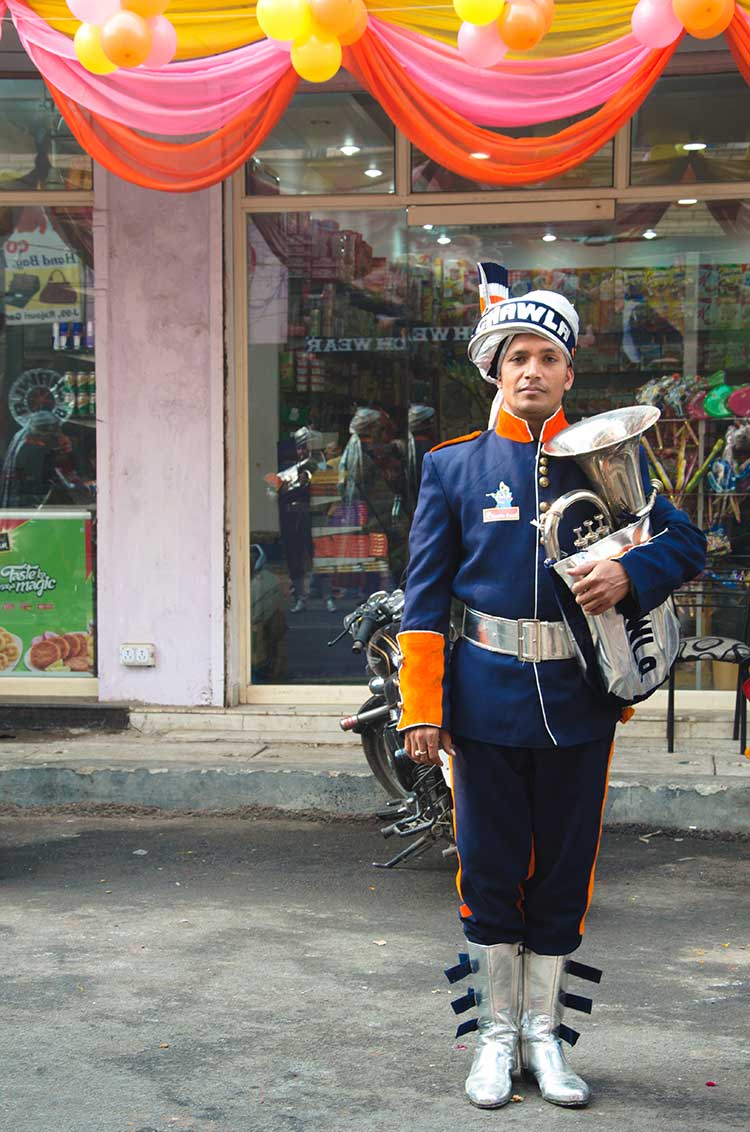 A member from the Chawla Band. Photo courtesy: Sadia Akhtar.