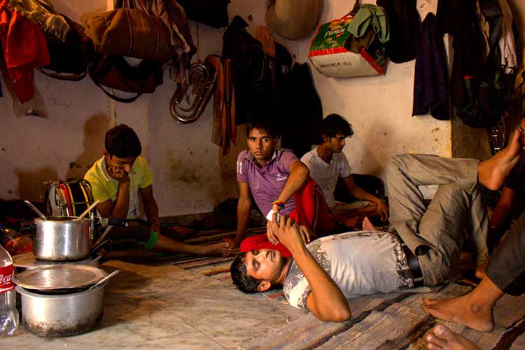Chawla band members rest in this one-room flat in Tagore Garden, New Delhi. Photo courtesy: Sadia Akhtar