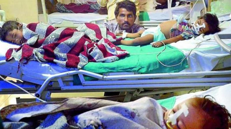 49 children died in Farrukhabad at Dr. Ram Manohar Lohia Hospital