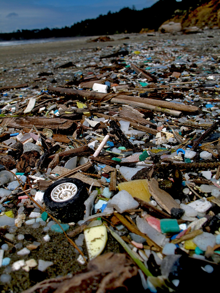 beach invasion by Jason Karn plastic trash photo