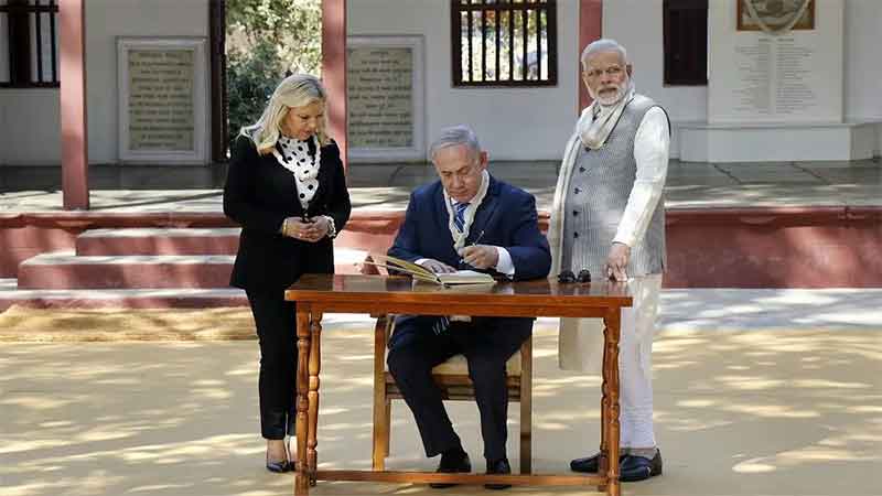 Modi Netanyahu India Israel