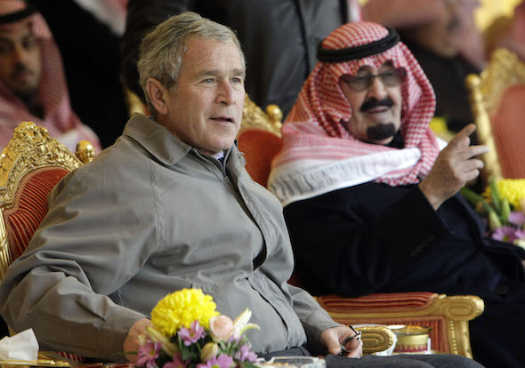 George W. Bush, King Abdullah