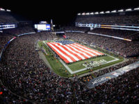 Patriots/Seahawks Field Size Flag Smaller Than Mile Long Green Flag Of Million Libyans For Gaddafi 