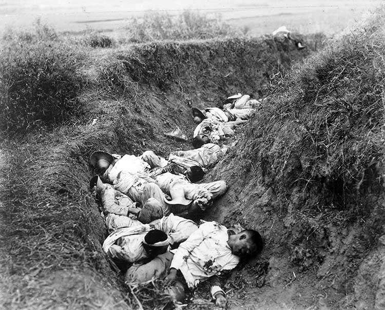 Filipino casualties on the first day of war