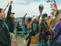 Violent Arrests As Police Begin Evacuating Dakota Access Pipeline Protest Camp