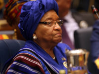 Liberian President Ellen Johnson Sirleaf attends an Arab and African leaders summit meeting in Kuwait city on November 19, 2013. The summit aims at reviewing steps to promote economic ties between wealthy Gulf states and investment-thirsty Africa. AFP PHOTO/YASSER AL-ZAYYAT        (Photo credit should read YASSER AL-ZAYYAT/AFP/Getty Images)