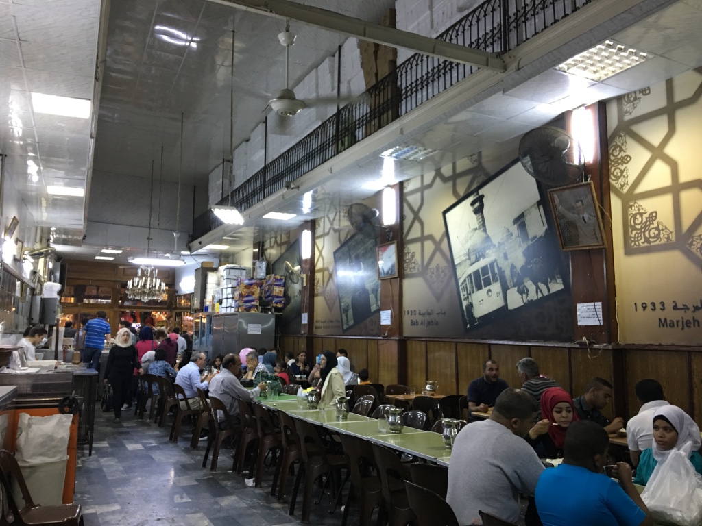Ancient eatery at Hamdieh Souk in Damascus