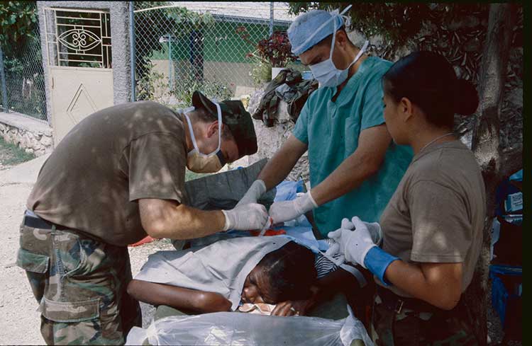 Medical experiments in Haiti 