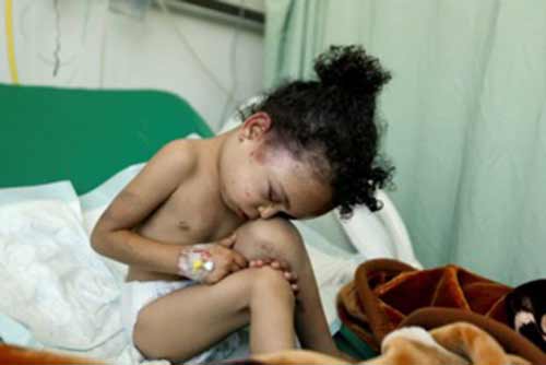 Buthaina in Yemen hospital
