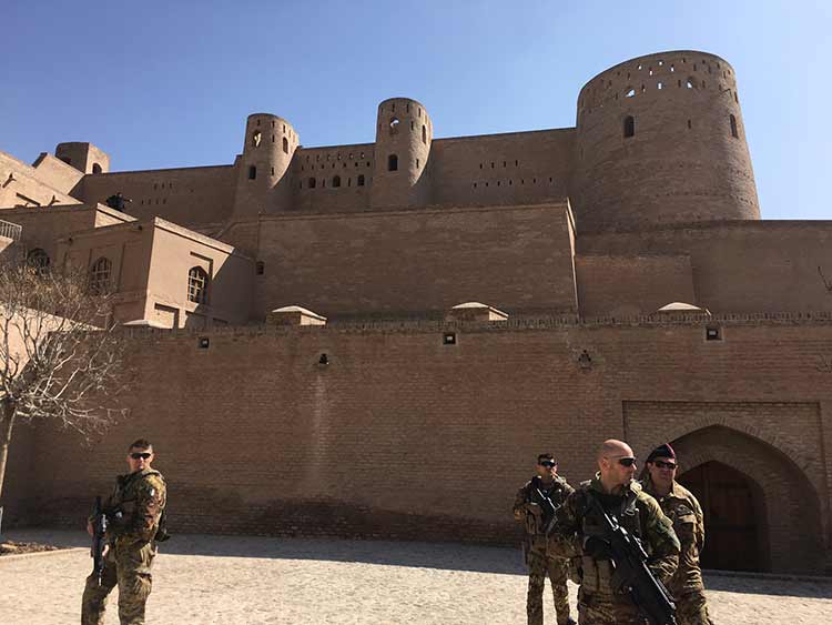 Italian troops took over ancient Citadel in Herat City