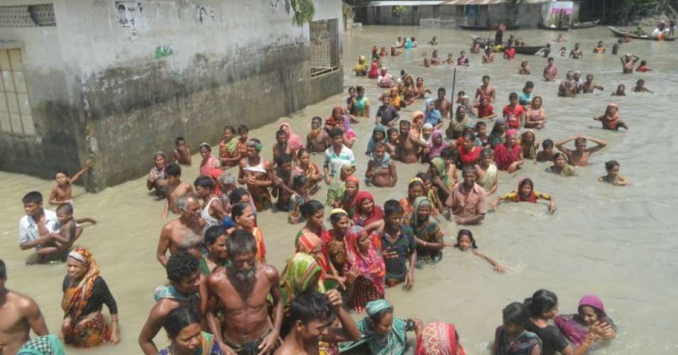 Flooding in Bangladesh has submerged a third of the country. (Photo: British Red Cross)