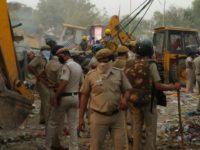 Murder Of Democracy In Kathputli Colony, Houses Demolished, People Beaten Up, Annie Raja Injured
