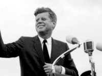 File photo dated 27/06/1963 of US President John F. Kennedy acknowledging the cheers of the crowd when he visits New Ross, Co. Wexford, Ireland as the world marks the 50th anniversary of the assassination of JFK.