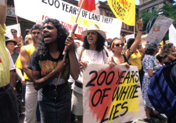 australia aborigines protest