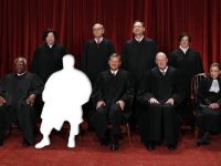 The justices of the U.S. Supreme Court gather for a group portrait in the East Conference Room at the Supreme Court Building in Washington, October 8, 2010. Seated from left to right in front row are: Associate Justice Clarence Thomas, Associate Justice Antonin Scalia, Chief Justice John G. Roberts, Associate Justice Anthony M. Kennedy, Associate Justice Ruth Bader Ginsburg. Standing from left to right in back row are: Associate Justice Sonia Sotomayor, Associate Justice Stephen Breyer, Associate Justice Samuel Alito Jr., and Associate Justice Elena Kagan.      REUTERS/Larry Downing (UNITED STATES - Tags: POLITICS CRIME LAW) - RTXT6Z5