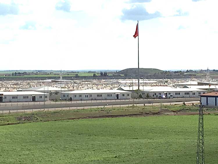 Camp for the Syurian refugees near Killis