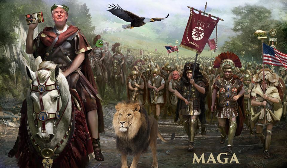 Trump as roman emperor