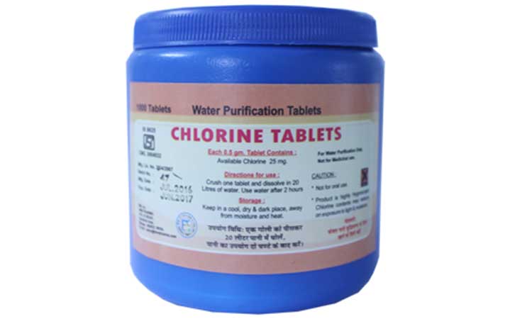 clorine tablets