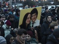 A demonstration in memory of murdered journalist Ján Kuciak and his fiancée Martina Kušnírová in Bratislava, Slovakia on March 2nd 2018. Kuciak is believed to have been murdered due to his reporting on the mafia in Slovakia. (Photo: Peter Tkac/Flickr/cc)