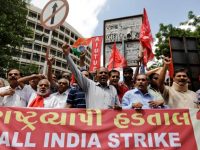 Mounting social anger seen in two-day strike against Indian government