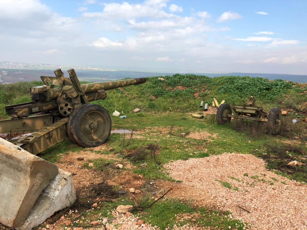 our artillery facing Al Nusdrah Front