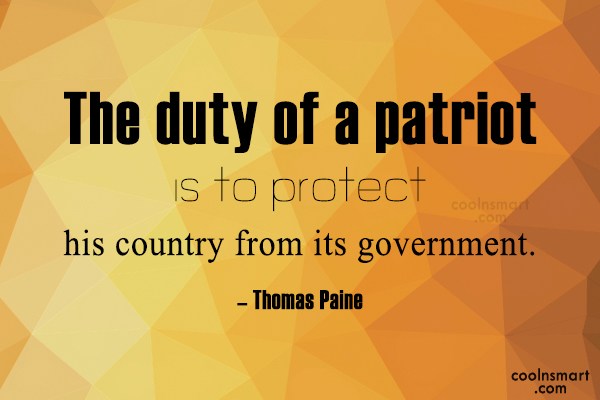 the duty of a patriot