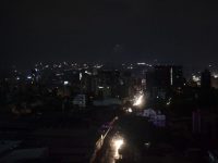 Night view of Caracas during a power cut on March 7, 2019. - The government of Nicolas Maduro denounced a "sabotage" against the main electric power dam in the country, after a massive blackout left Caracas and vast regions of Venezuela in the darkness. (Photo by YURI CORTEZ / AFP)        (Photo credit should read YURI CORTEZ/AFP/Getty Images)