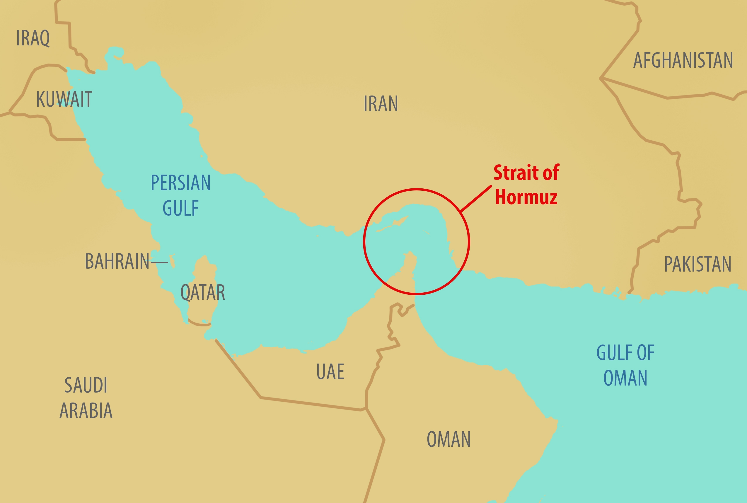 Where Is The Strait Of Hormuz On A Map
