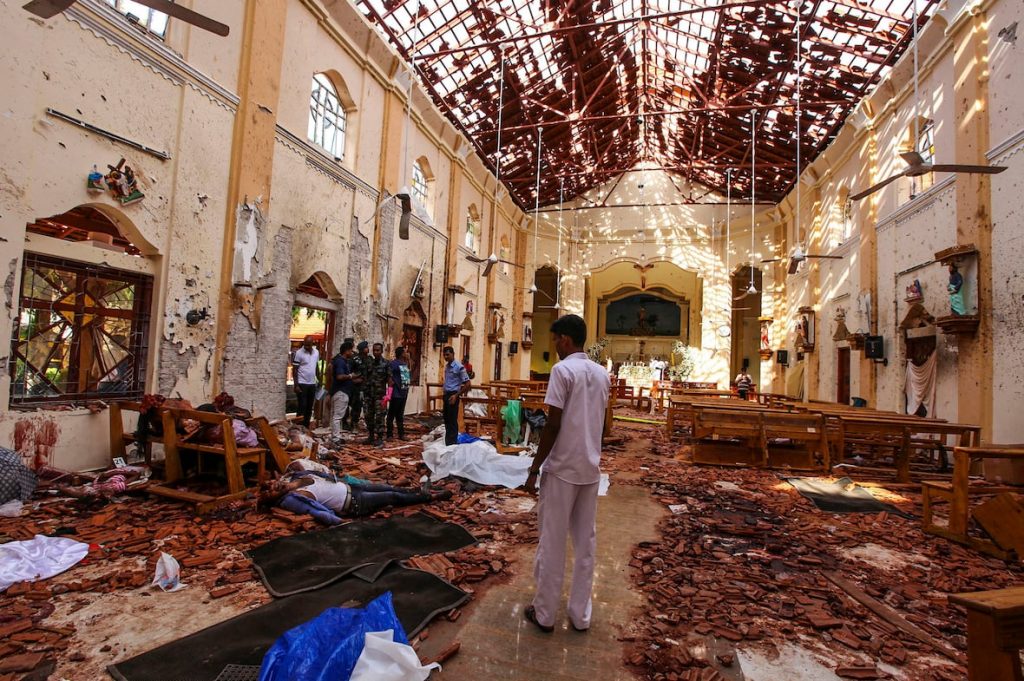 sri lanka church blasts