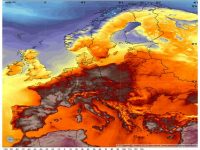 High temperature forecast for Europe on Wednesday. (WeatherBell.com)