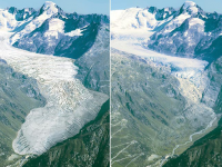 Sporadic Notes: Glacial melt in The European Alps