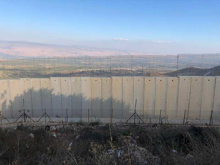 new Israeli wall