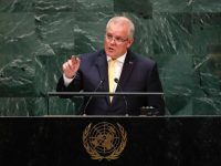War Criminal & Climate Criminal Australian Deception At UN General Assembly