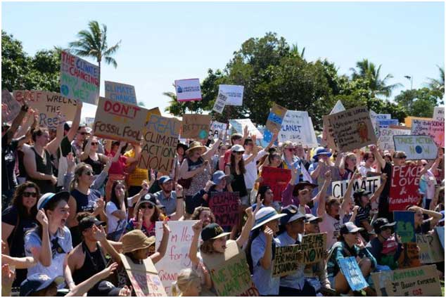 climate strike townsville