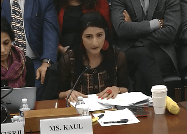 kashmir congressional hearing