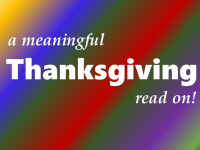 What can you do to make this Thanksgiving a meaningful holiday? 