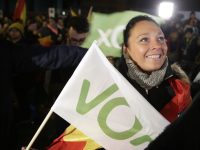 Fascistic Vox party surges in Spanish election as hung parliament emerges