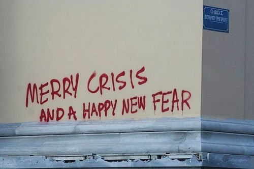 funny Merry Christmas graffiti