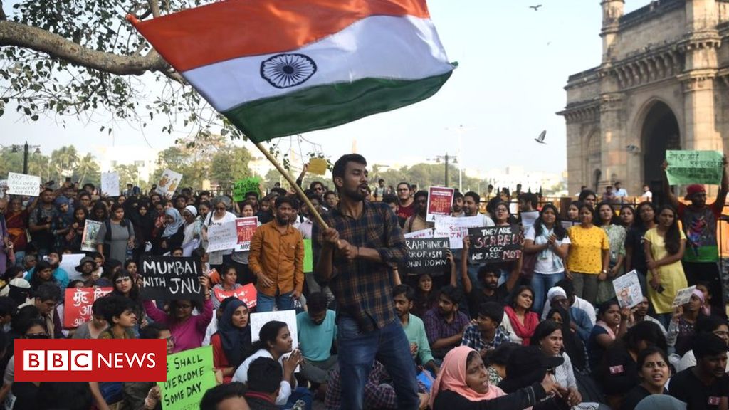 student protest india jnu