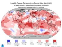 January 2020 was the warmest January on record for the Earth