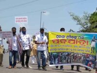Demanding food, water and health care, several political groups conduct Padayatra