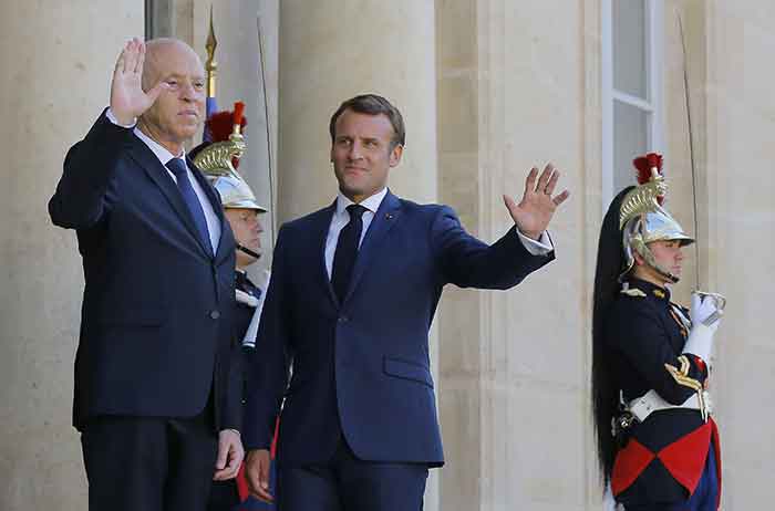 Tunisian President Kais Saied to France