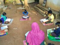 Remedial class in village Majhipadara GP Kasinipadar of phiringia block in Kandhamal