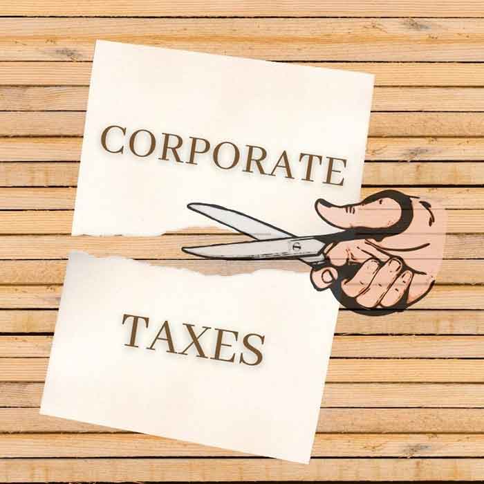 Picture Corporate Tax Cuts