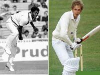 The personification  of cricketing grace at its supreme height –David Gower versus Michael Holding