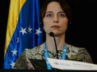 UN Special Rapporteur on Sanctions Alena Douhan press conference in Caracas (Photo Telesur)